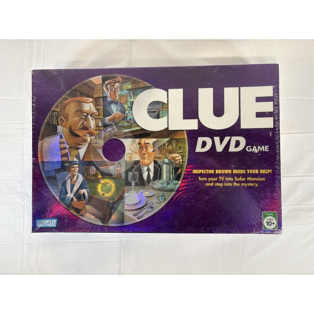 Clue DVD Board Game‎ – Brand New Sealed 🎲 Mystery Detective Game Family